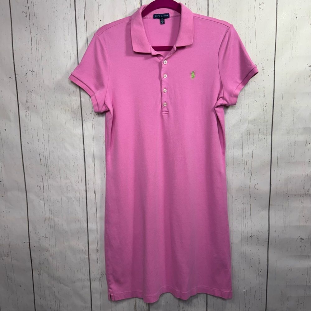 Ralph Lauren Pink Polo Dress Preppy Tennis Old Money Sporty Country Club Classic